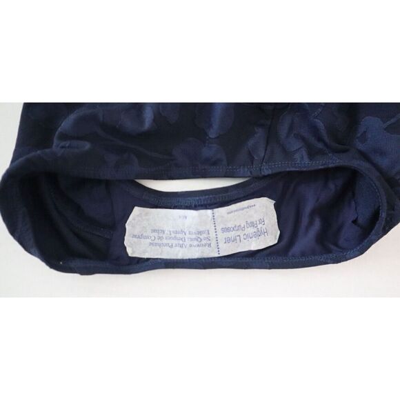 Robin Piccone 193213 Women's Sz 6 Navy Blue Floral One Piece Swimsuit - Picture 10 of 10